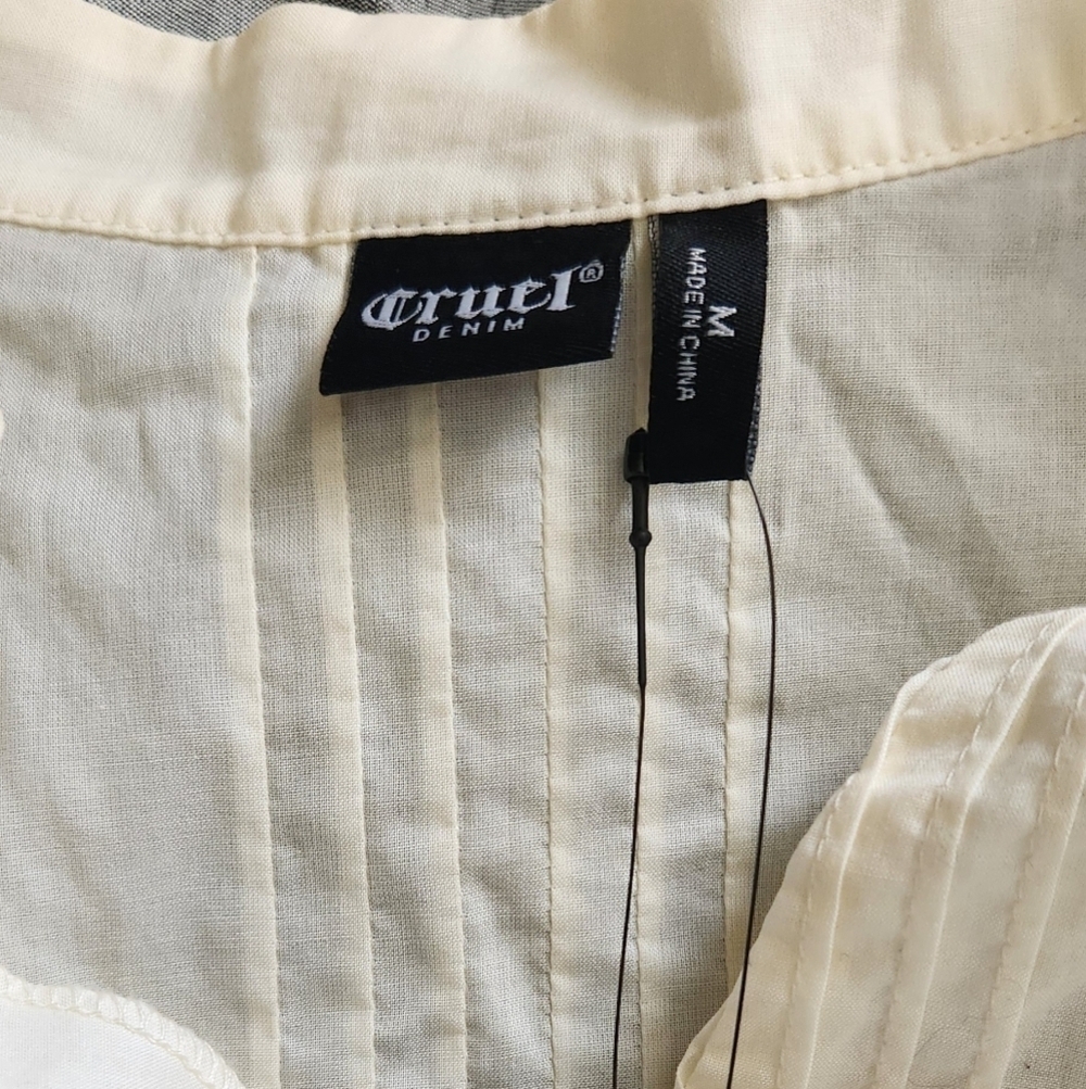 Cruel Girl® Women's Cream 3/4 Billow - Picture 6 of 8